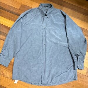 Arrow Men's Slate Blue Button-Down Dress Shirt